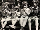 black-and-white-photo-of-children